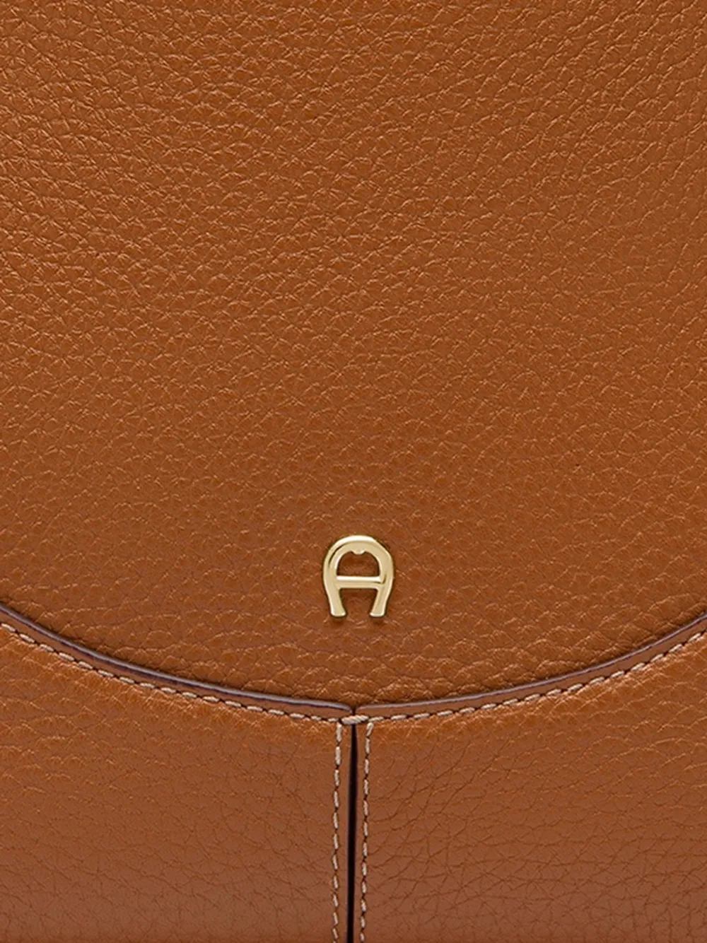 AIGNER medium Hazel leather tote bag Bruin
