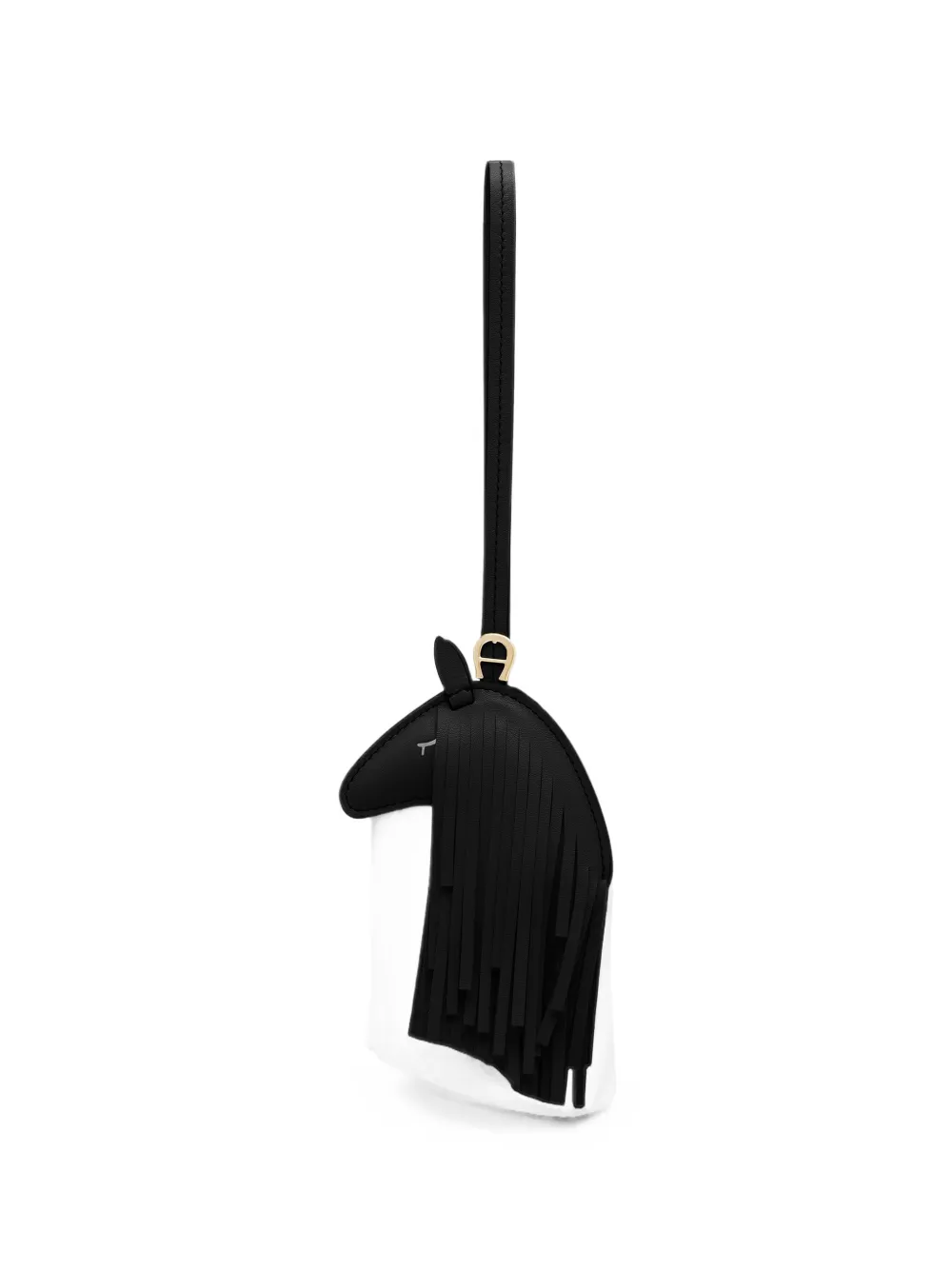 AIGNER Ciondollini tassenbedel met hanger en slapend paard Zwart