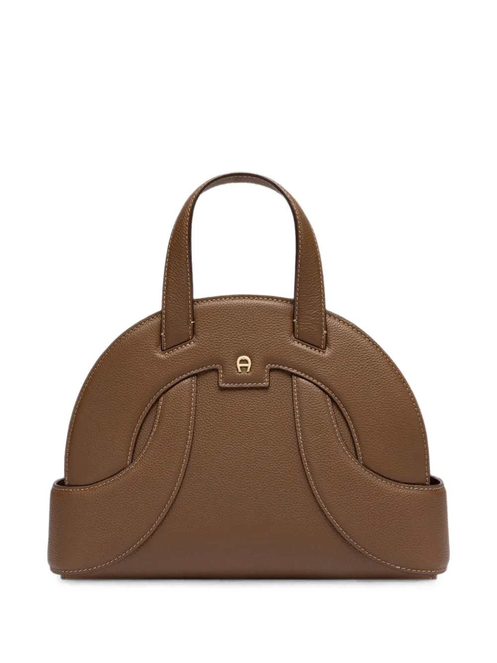 AIGNER Medium Sellina shopper met logo-plakkaat Bruin