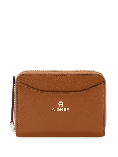 AIGNER Marika grained-leather wallet