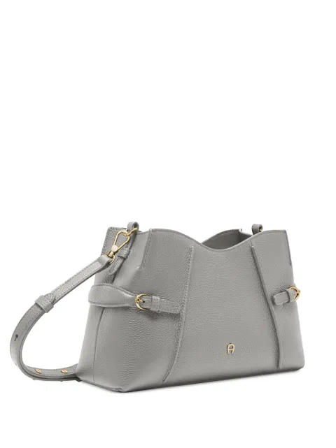 AIGNER medium Cavallo logo-plaque leather tote bag