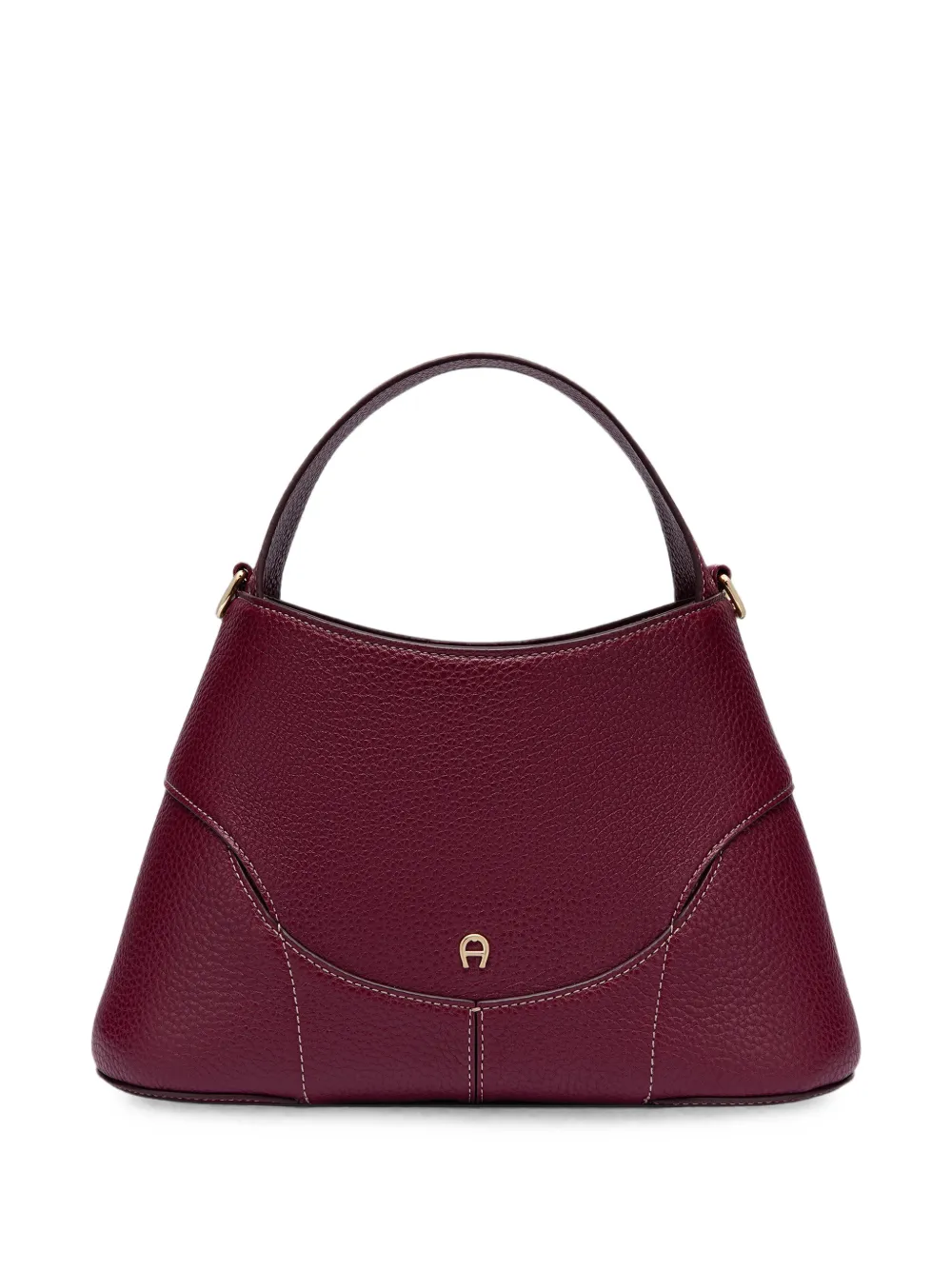 AIGNER medium Hazel grained-leather tote bag Rood