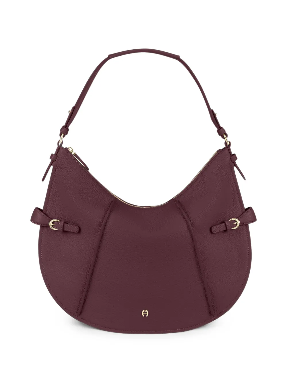 AIGNER medium Cavallo buckle-detail hobo tote bag Rood