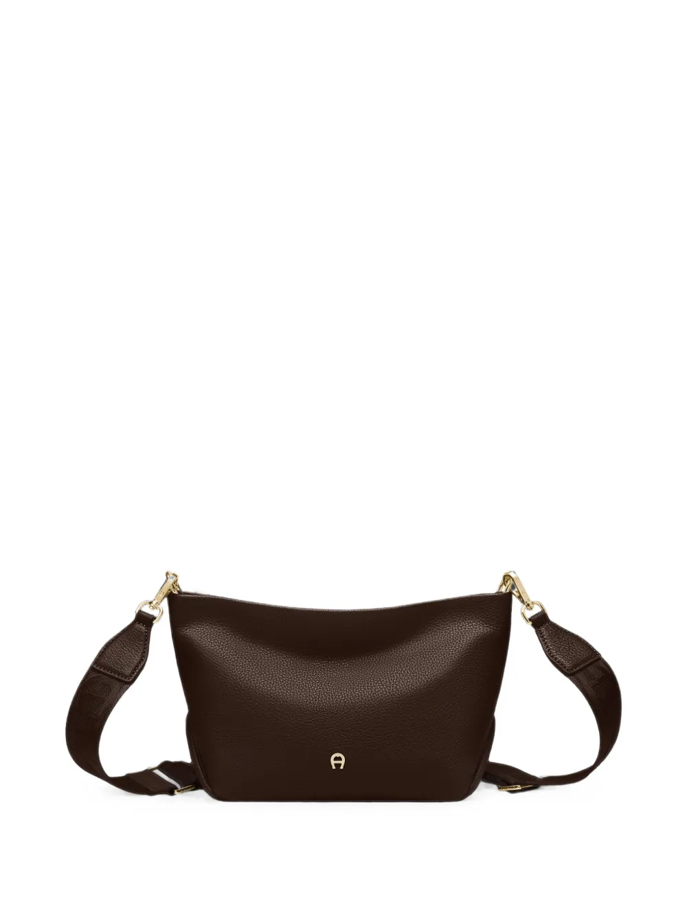 AIGNER Paola crossbodytas met logo-plakkaat Bruin