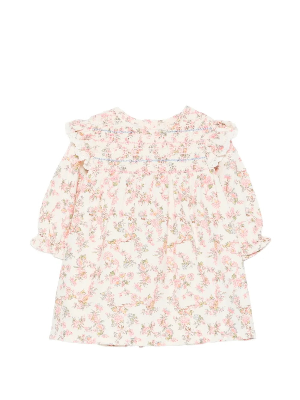 LOUISE MISHA KIDS robe froncée à fleurs - Tons neutres LOUISE MISHA KIDS robe froncée à fleurs - Tons neutres
