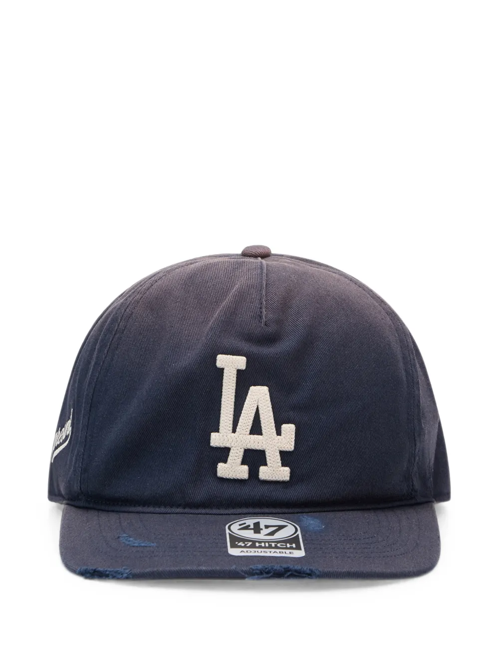 Represent x '47 MLB Los Angeles Dodgers logo-embroidered distressed baseball cap