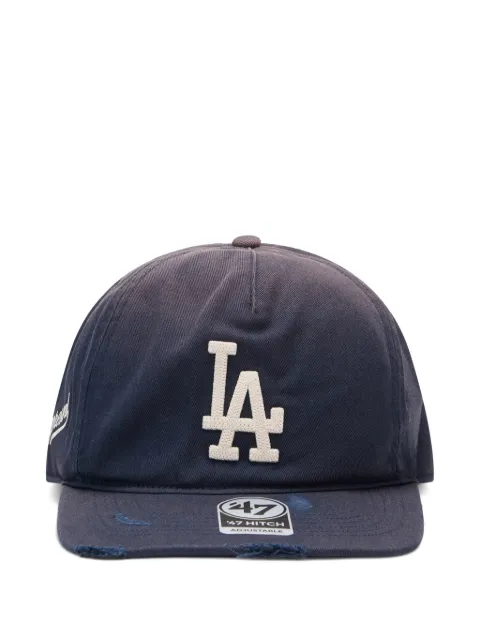 Represent x '47 MLB Los Angeles Dodgers logo-embroidered distressed baseball cap