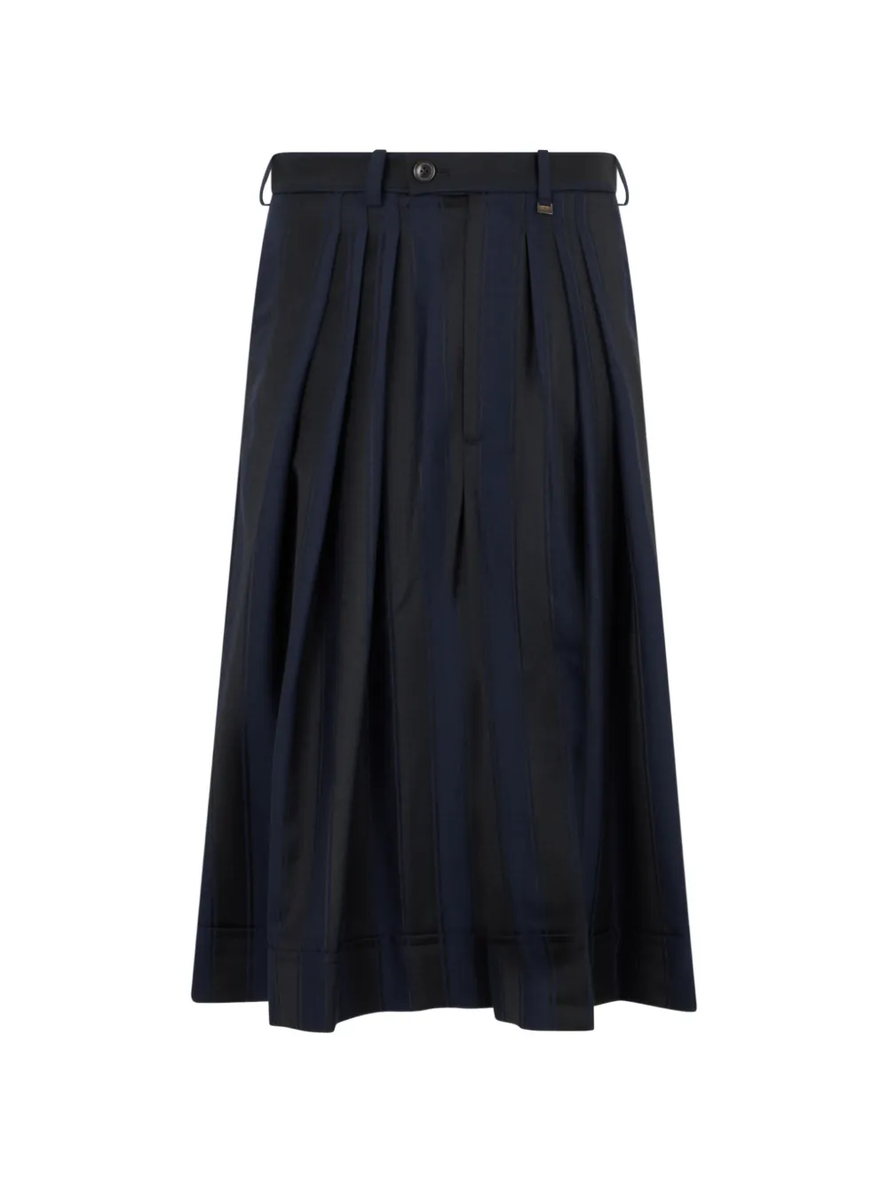 Vivienne Westwood stripe-pattern plleated midi skirt