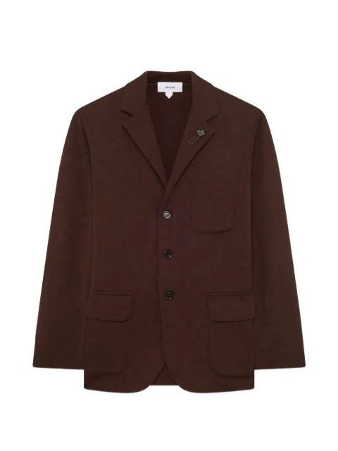 Lardini single-breasted knitted blazer
