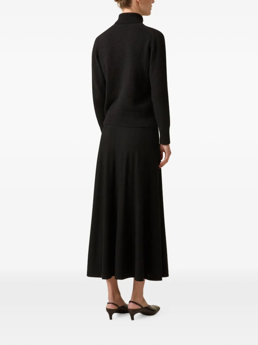 Lardini turtleneck sweater Zwart