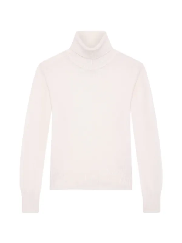 Lardini Ribbed-knit Turtleneck Sweater in Neutrals