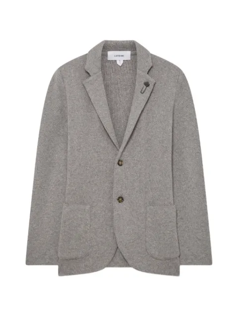 Lardini single-breasted knitted blazer