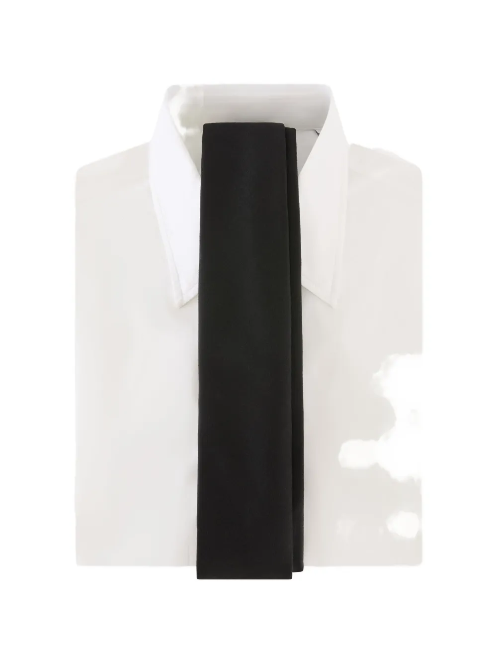 Lardini flannel tie Zwart