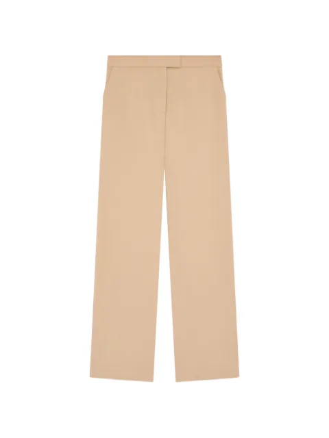 Lardini gabardine straight-leg trousers