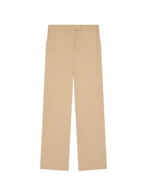 Lardini gabardine straight-leg trousers