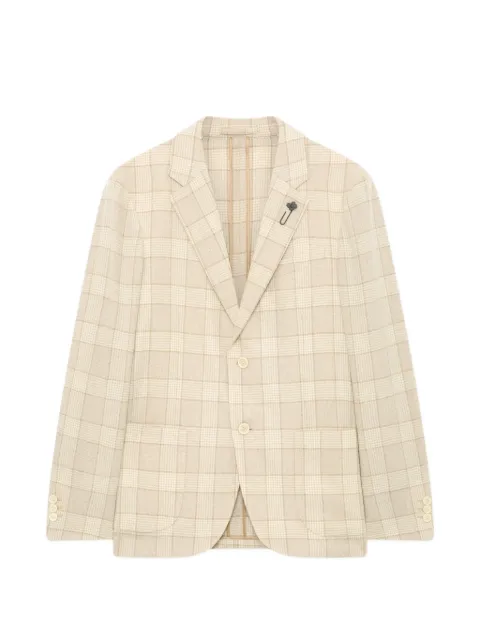 Lardini Blazer Glen bouclé a quadri