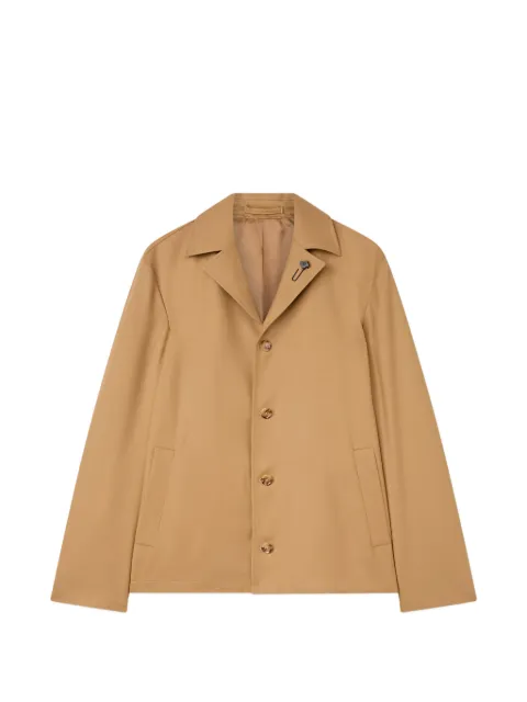 Lardini flannel shirt jacket