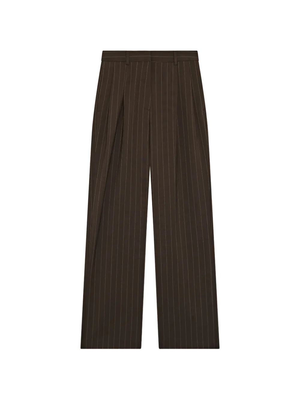 Lardini pinstripe pleated trousers