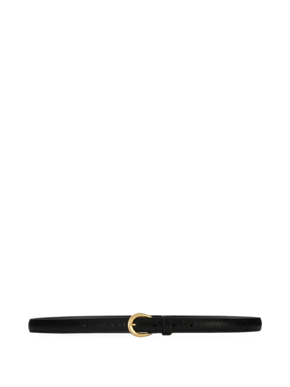 Lardini ostrich-embossed leather belt