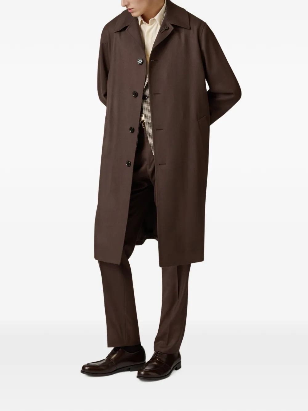 Lardini Iconic single-breasted blazer Beige