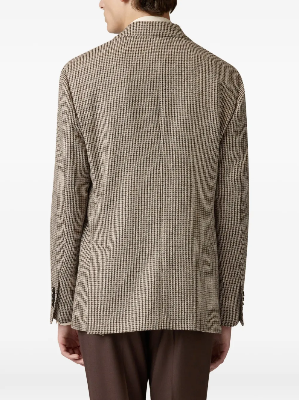 Lardini Iconic single-breasted blazer Beige
