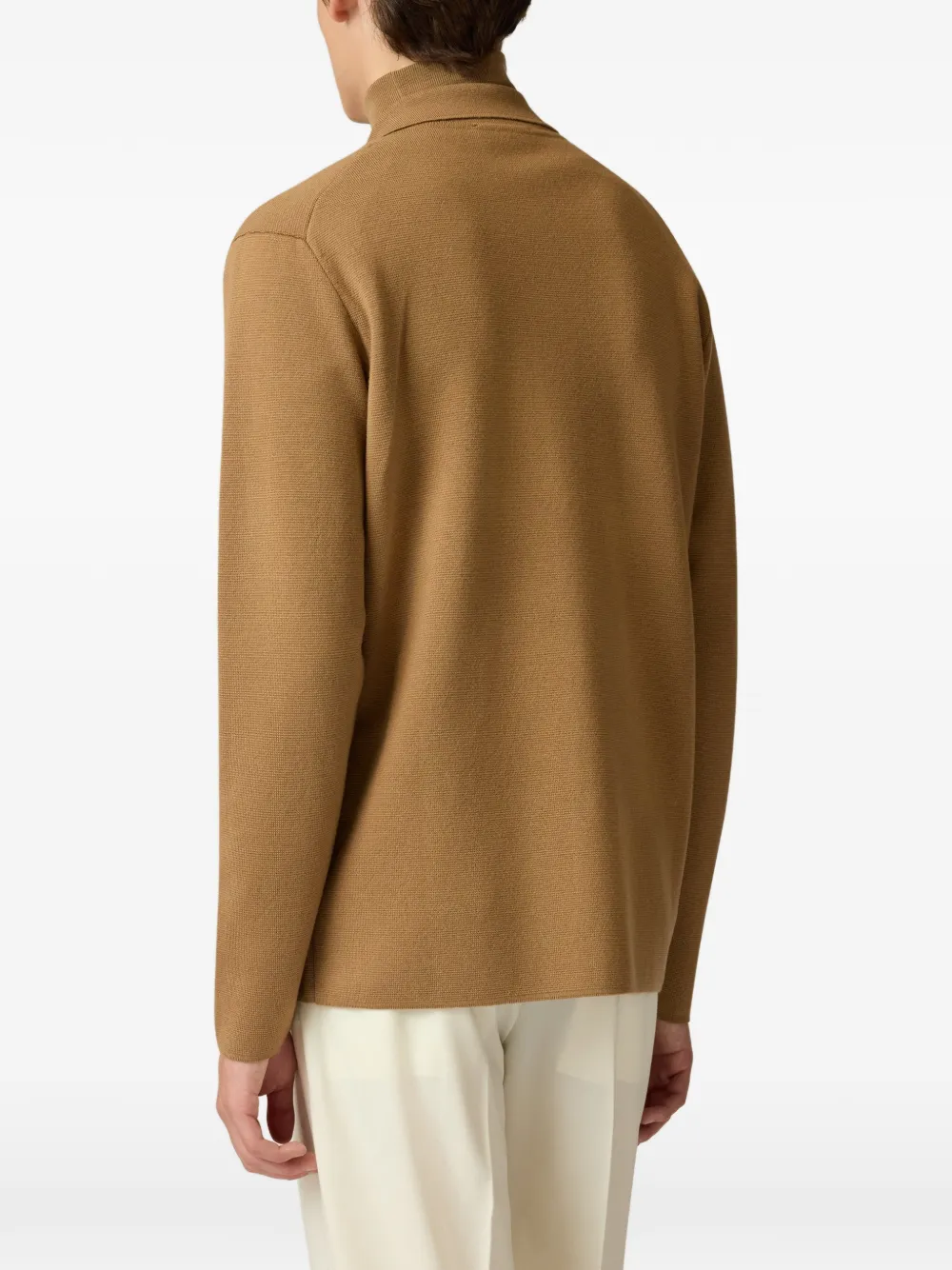 Lardini Gebreid truckervest Beige