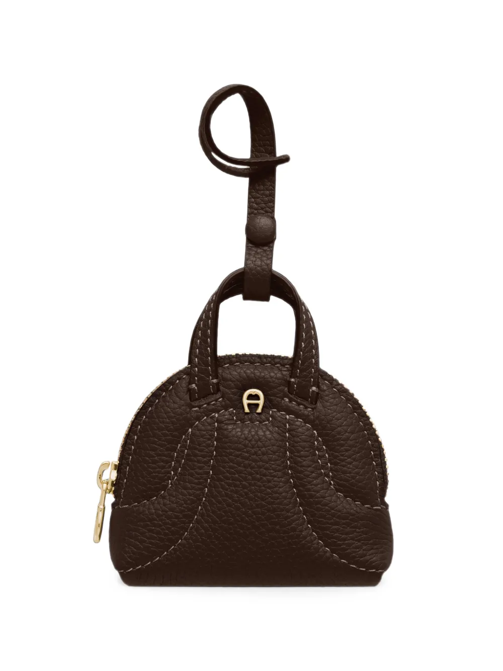 AIGNER Sellina mini leather bag charm
