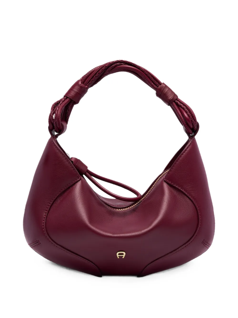 AIGNER Kleine Giara leren schoudertas Rood