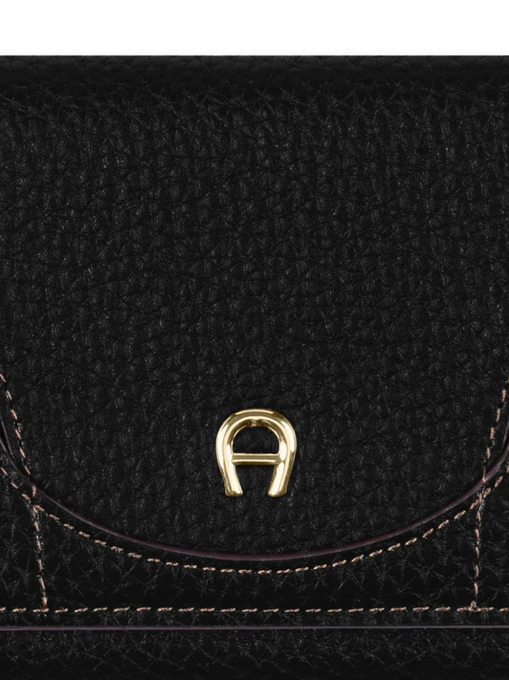 AIGNER Hazel leren portemonnee Zwart