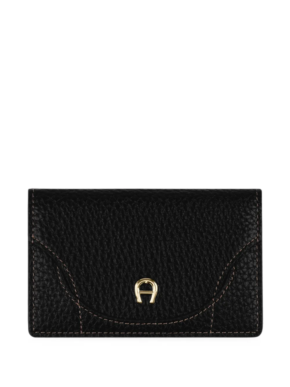 AIGNER Hazel logo-plaque pebbled wallet