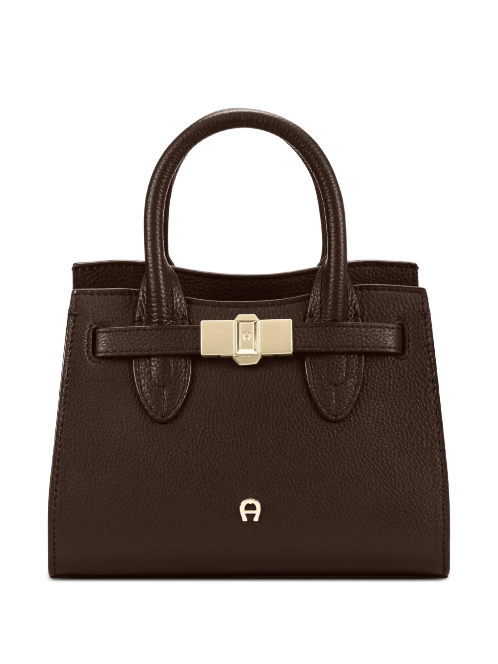 AIGNER petit cabas Farah en cuir - Marron AIGNER petit cabas Farah en cuir - Marron