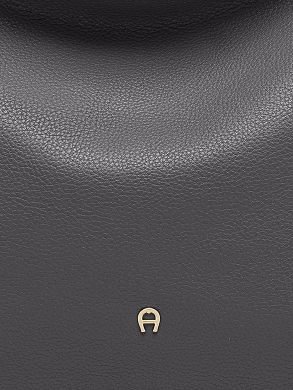 AIGNER medium Paula grained-leather tote bag Grijs