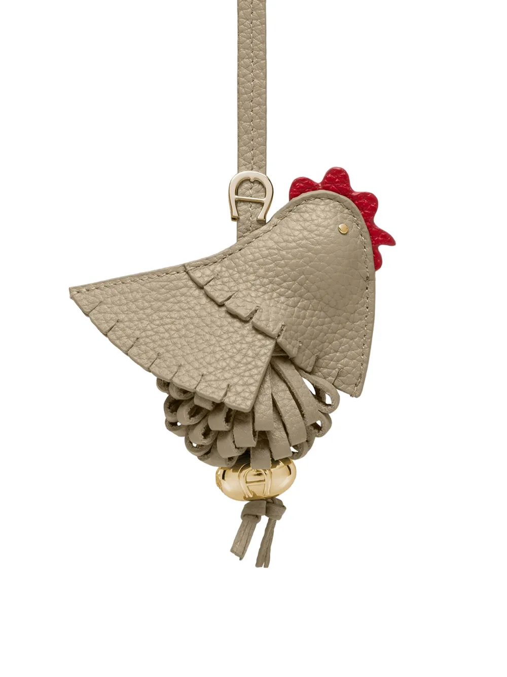 AIGNER Ciondollini leren tassenbedel Beige