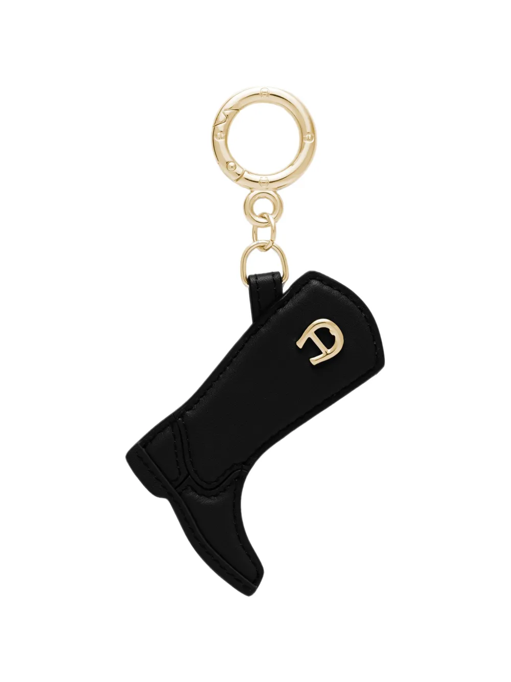 Aigner Ciondollini Little Riding Boots Keyring In Black