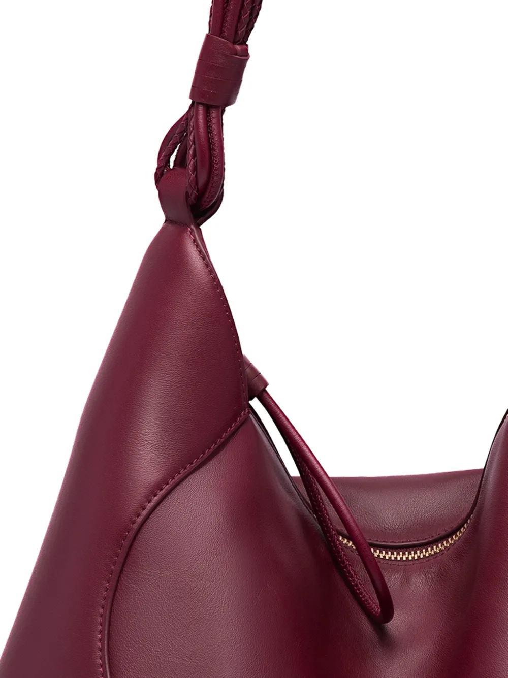 AIGNER medium Giara braided-handle shoulder bag Rood