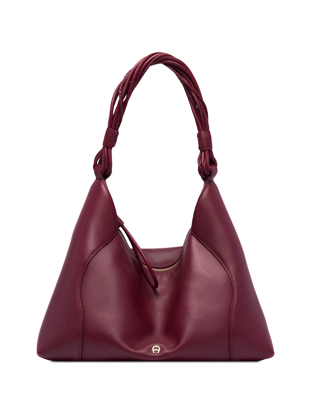 AIGNER medium Giara braided-handle shoulder bag