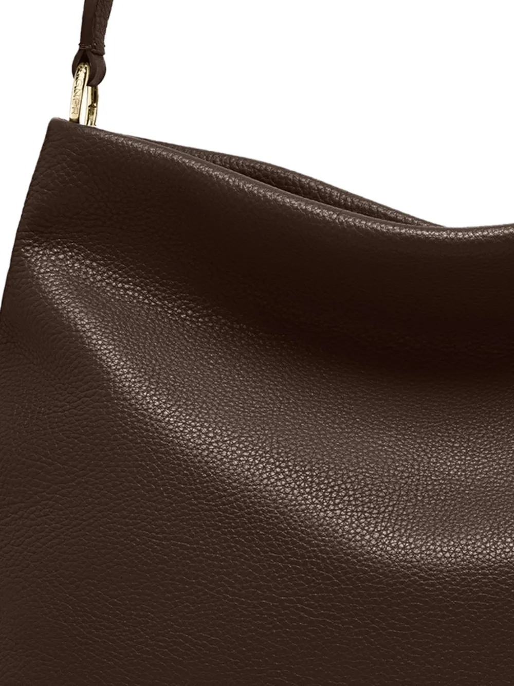 AIGNER Medium Paola leren schoudertas Bruin