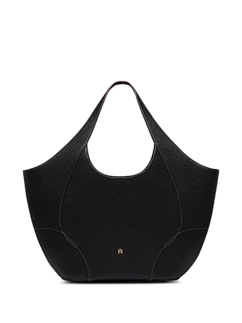 AIGNER tote Hazel grande de piel con acabado granulado