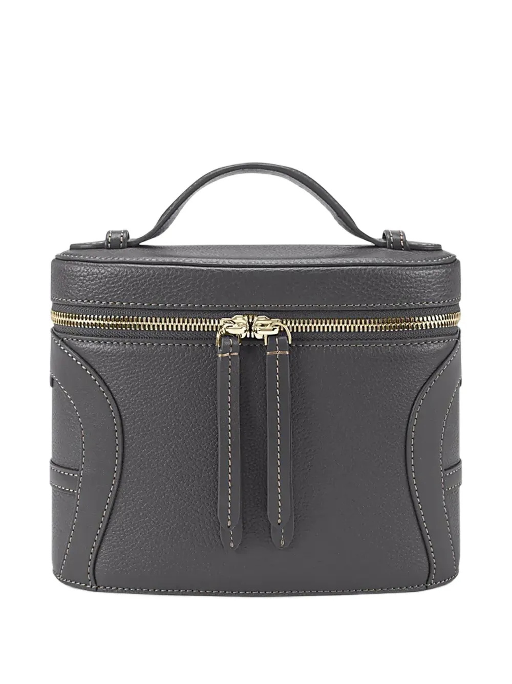 AIGNER small Deborah grained leather crossbody bag - Gris AIGNER small Deborah grained leather crossbody bag - Gris