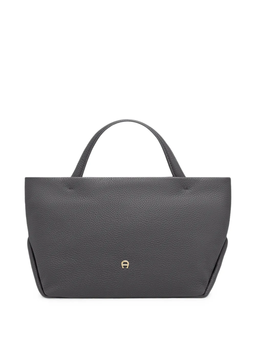 AIGNER petit cabas Paola en cuir grainé - Gris AIGNER petit cabas Paola en cuir grainé - Gris