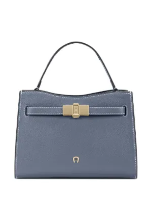 Tory Burch Petite Lee Radziwill Nubuck Double Bag | Blue | FARFETCH