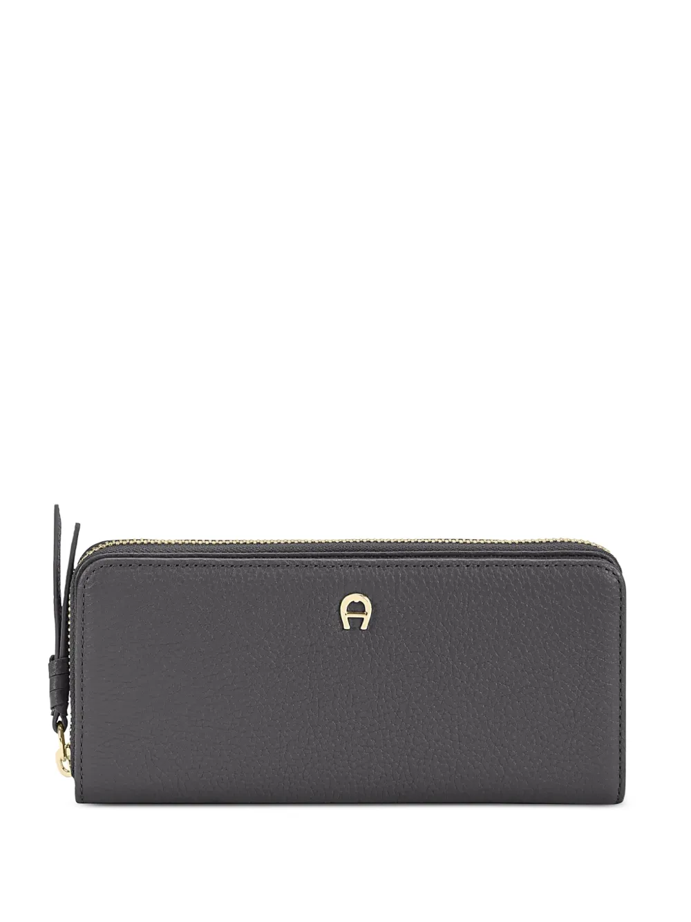AIGNER Paola logo-plaque zip-around wallet - Grau