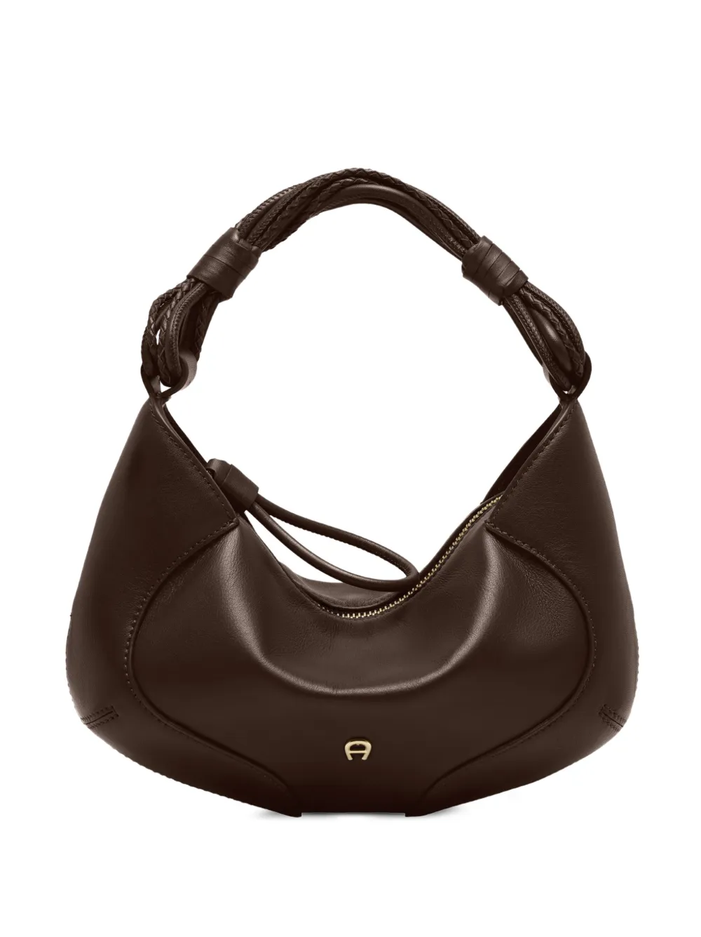 AIGNER Borsa a spalla piccola in pelle - Marrone