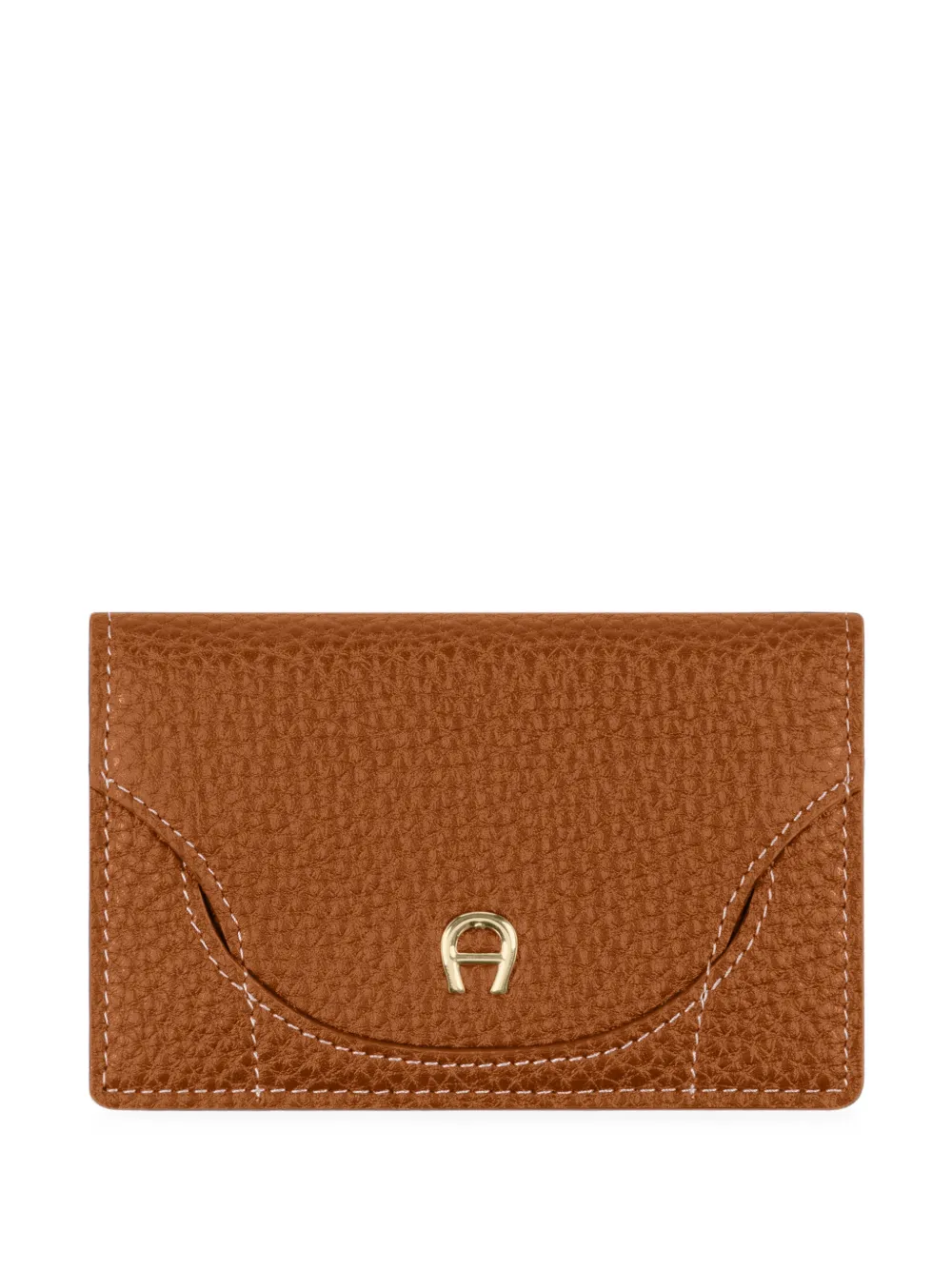 AIGNER Hazel logo-plaque grained-leather wallet