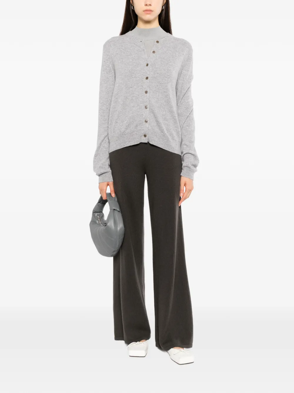 Lisa Yang Karia cardigan Grijs