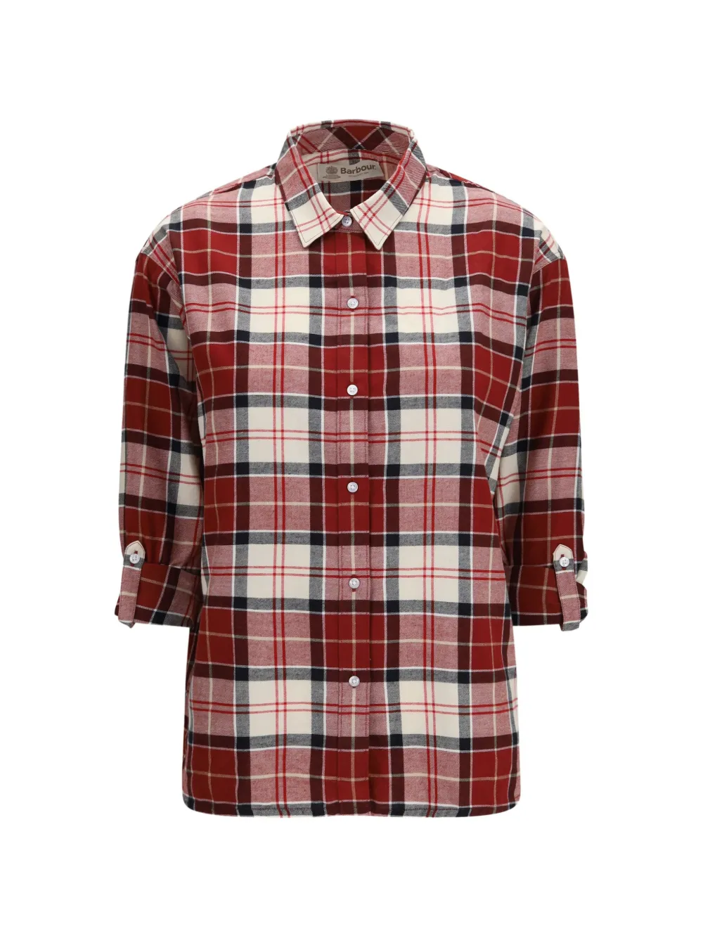 Barbour Elishaw checked-print shirt - Rosso