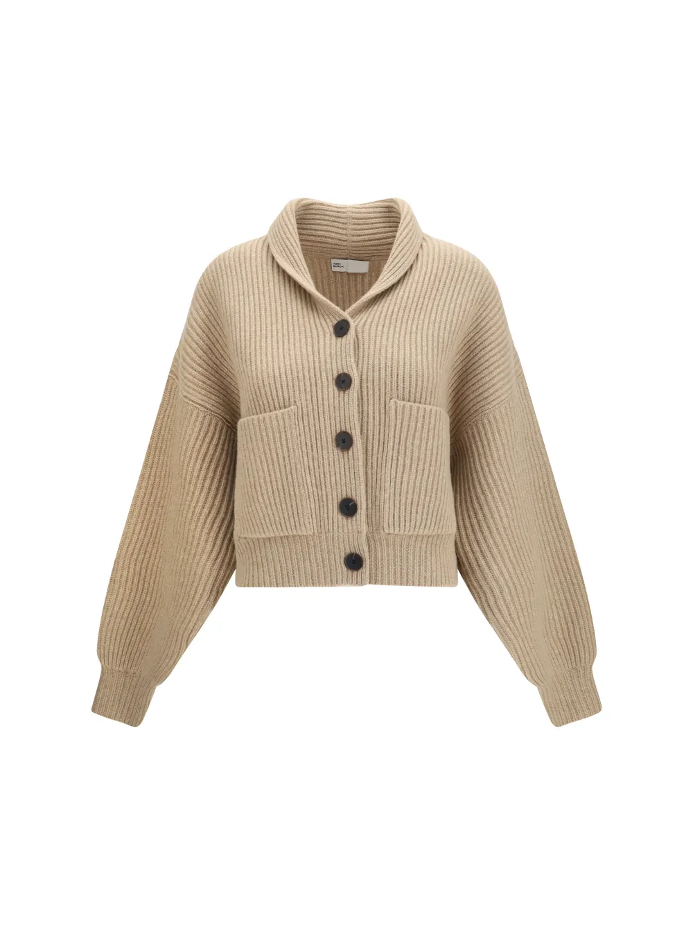 Tory Burch cropped wool cardigan - Neutrals