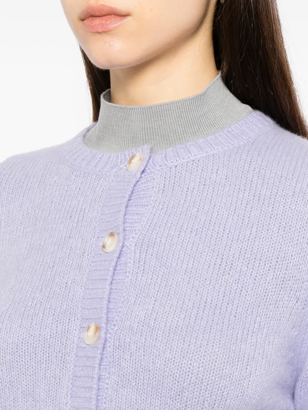 Lisa Yang Felicia cardigan Paars