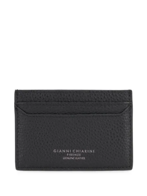 GIANNI CHIARINI grained leather cardholder