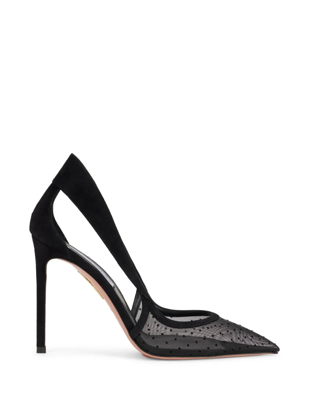 Aquazzura Pumps aus Wildleder - Schwarz